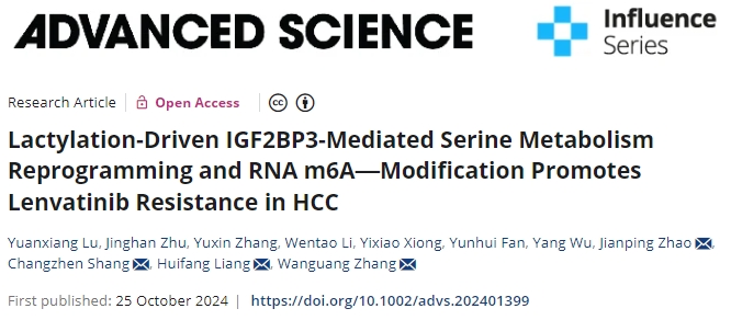 靶向代谢通路！华中科技大学合作发文：克服肝癌仑伐替尼耐药的新策略