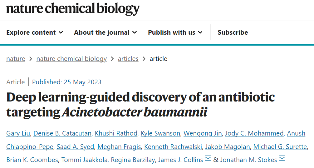 Nature重磅：AI模型发现全新抗生素类型，安全高效杀死超级耐药菌，还能加速抗衰老药物发现