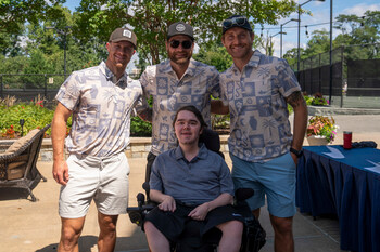 Parent Project Muscular Dystrophy and Nick and Jenner Jensen Celebrate Successful Swing Fore the Future Golf Tournament