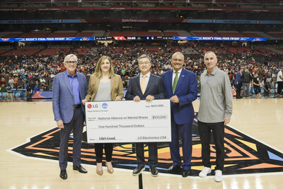 LG SUPPORTS NCAA MENTAL HEALTH INITIATIVES THROUGH NAMI DONATION; ANNOUNCES 'LIFE'S GOOD COACHES AWARD'