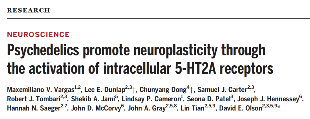 Nature子刊：发现致幻药物减轻抑郁的意外机制