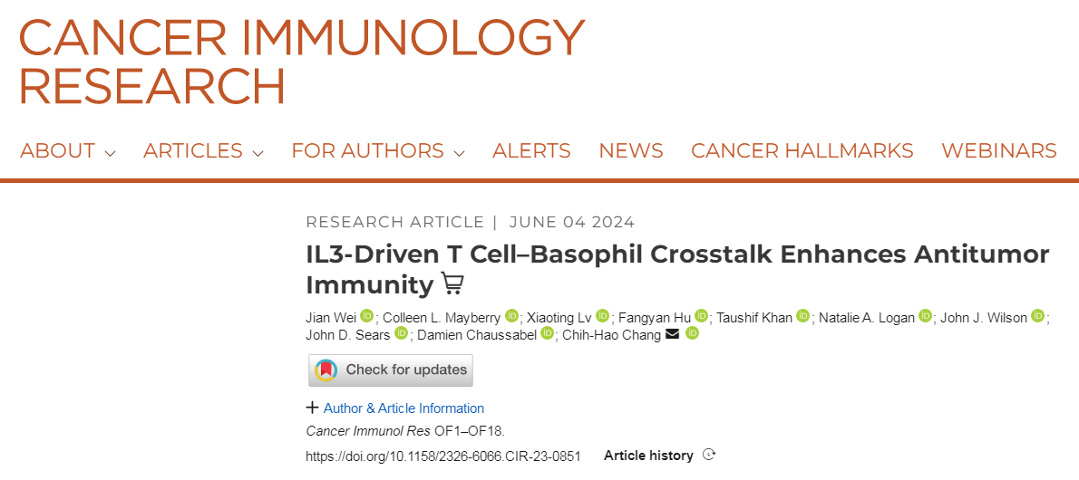 Cancer Immunol Res：恢复耗竭免疫细胞的功能或有望帮助开发新型靶向性癌症疗法