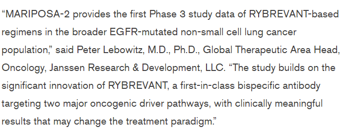 奥希替尼后线首个突破：强生EGFR/cMET双抗三期临床成功
