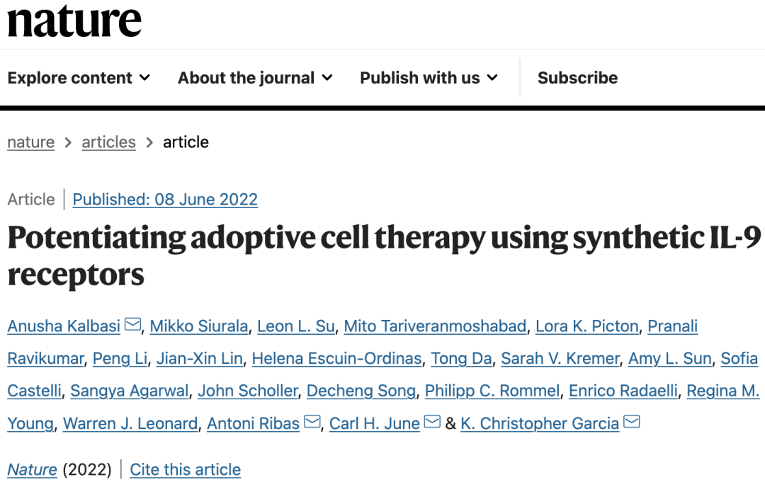 《自然》：CAR-T细胞抗癌疗法迎来革命性突破！